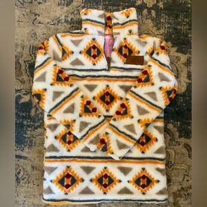 Southern Fried Chics Aztec pullover—size S